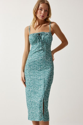 Robe fourreau - Vert