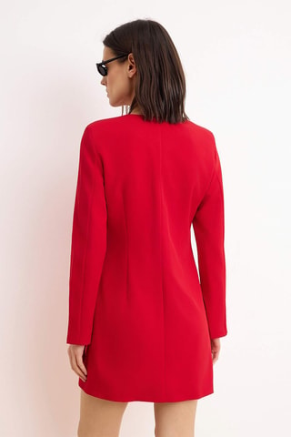 Robe droite - Rouge