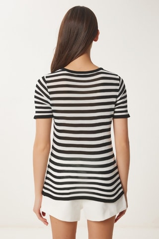 Top - Blanc et noir