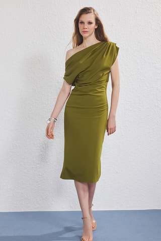 Robe fourreau - Vert