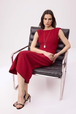 Robe droite - Bordeaux