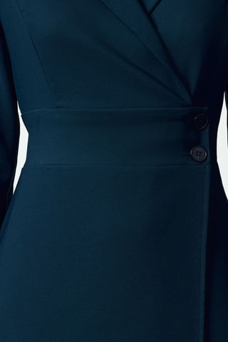 Robe portefeuille - Bleu