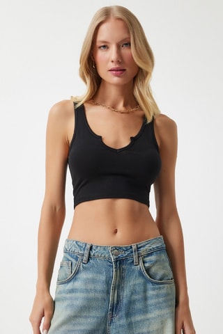 Crop top - Noir