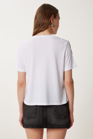 T-shirt - Blanc et noir