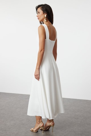 Robe midi - Blanc