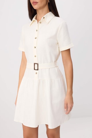 Robe patineuse - Écru