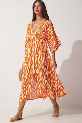 Robe longue - Orange