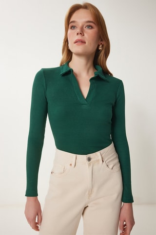 Top - Vert foncé