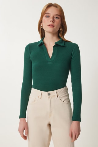 Top - Vert foncé