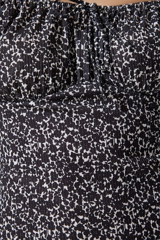 Robe fourreau - Noir et blanc