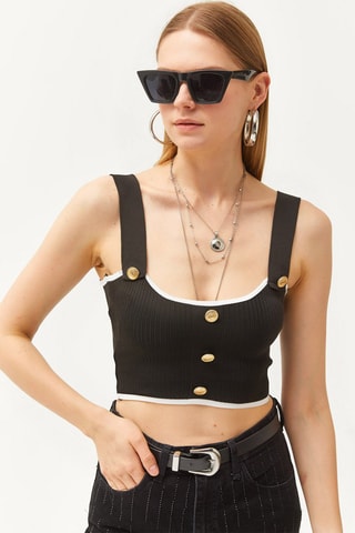 Crop top - Noir