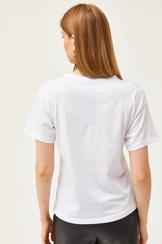 T-shirt - Blanc et noir