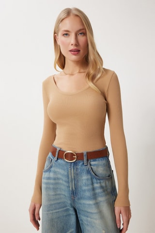 T-shirt - Beige