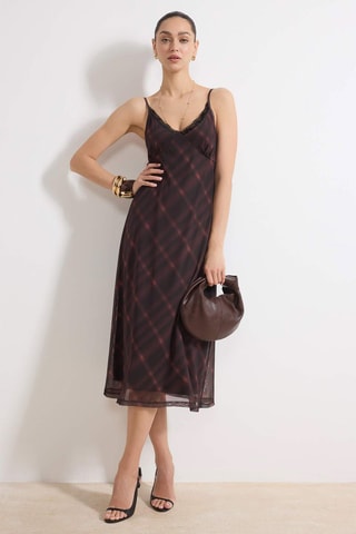 Robe midi - Multicolore