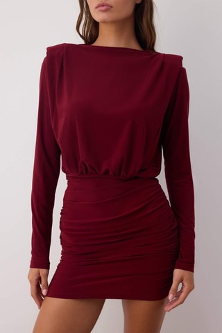 Robe fourreau - Rouge