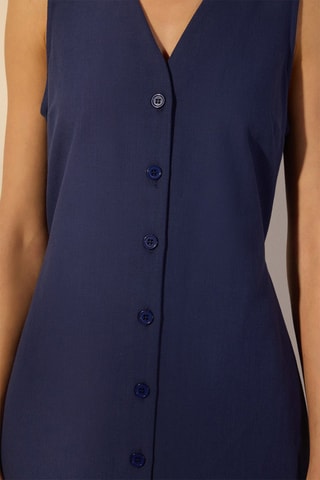 Robe chemise - Bleu