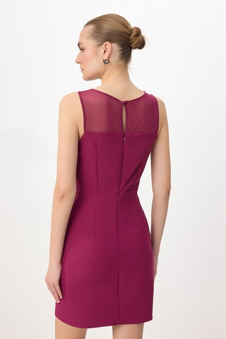 Robe fourreau - Violet