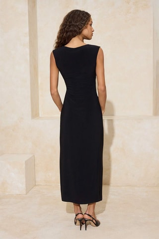 Robe portefeuille - Noir