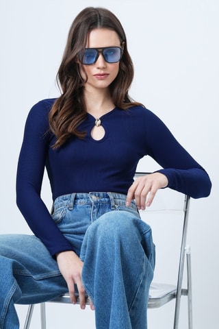 Top - Bleu