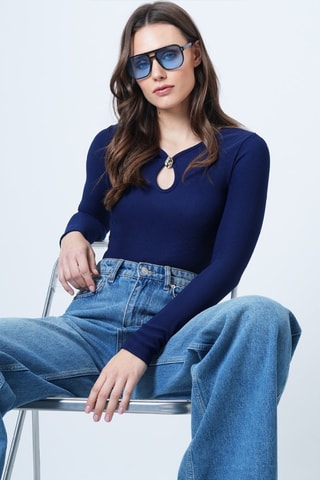 Top - Bleu