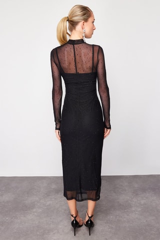 Robe midi - Noir