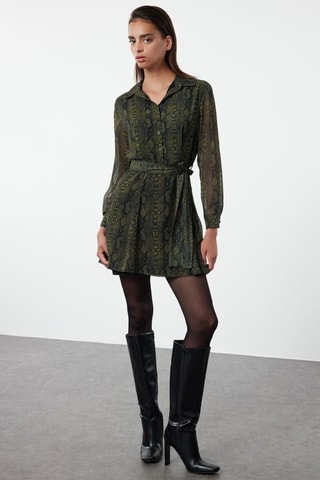 Robe droite - Vert