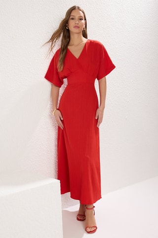 Robe longue - Rouge