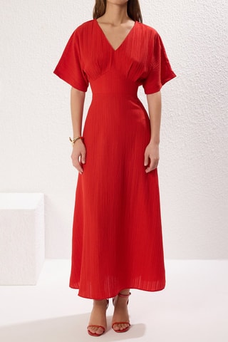 Robe longue - Rouge