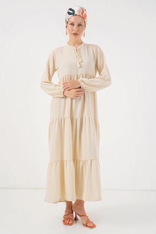 Robe longue - Beige