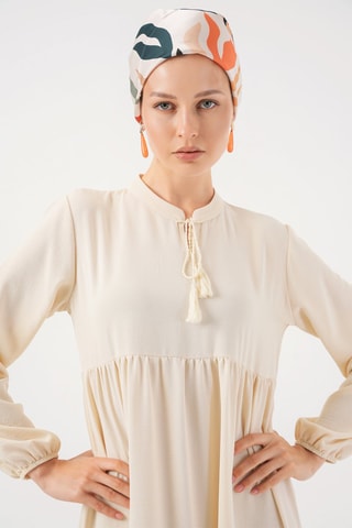 Robe longue - Beige