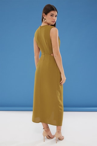 Robe midi - Vert