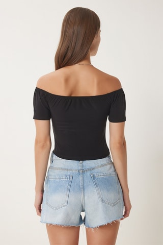 Crop top - Noir