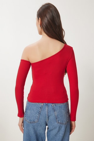 2 tops - Rouge et bleu