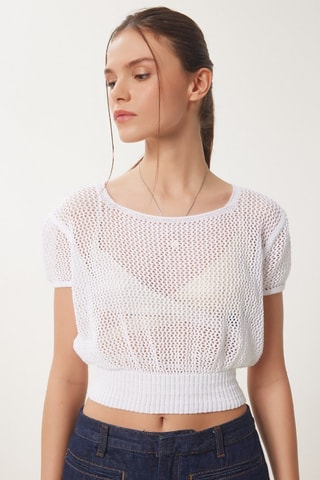 Crop top - Blanc