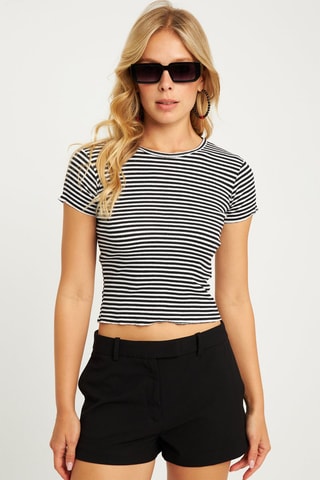 Top - Blanc et noir