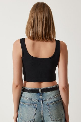 Crop top - Noir