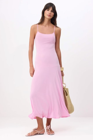 Robe midi - Rose