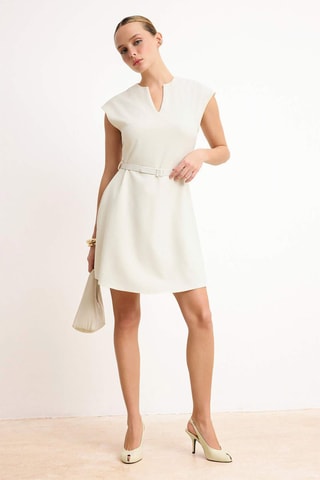 Robe patineuse - Écru