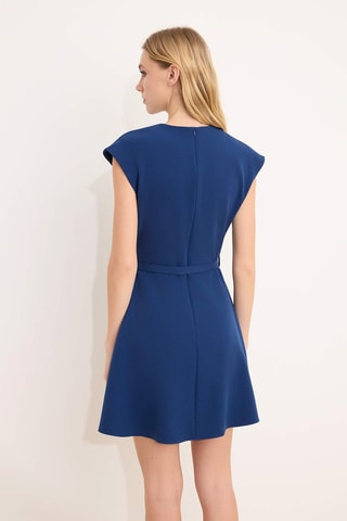 Robe patineuse - Bleu foncé