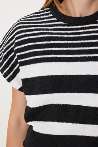 Blouse - Blanc et noir