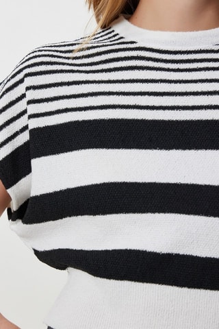 Blouse - Blanc et noir