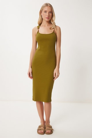Robe fourreau - Vert