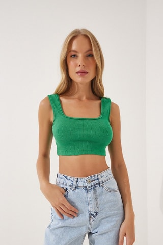 Crop top - Vert
