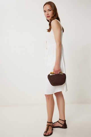 Robe chemise - Blanc