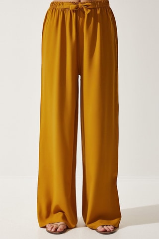 Pantalon palazzo - Jaune