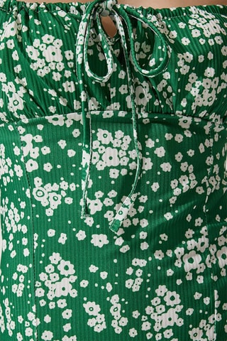 Robe midi - Vert foncé