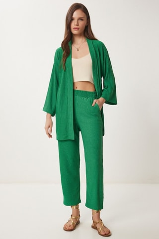 Kimono et pantalon - Vert