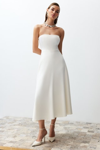Robe bustier - Blanc