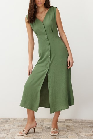 Robe chemise - Vert
