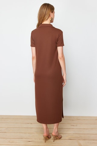 Robe droite - Marron